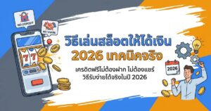 วิธีเล่นสล็อตให้ได้เงิน เทคนิคจริง